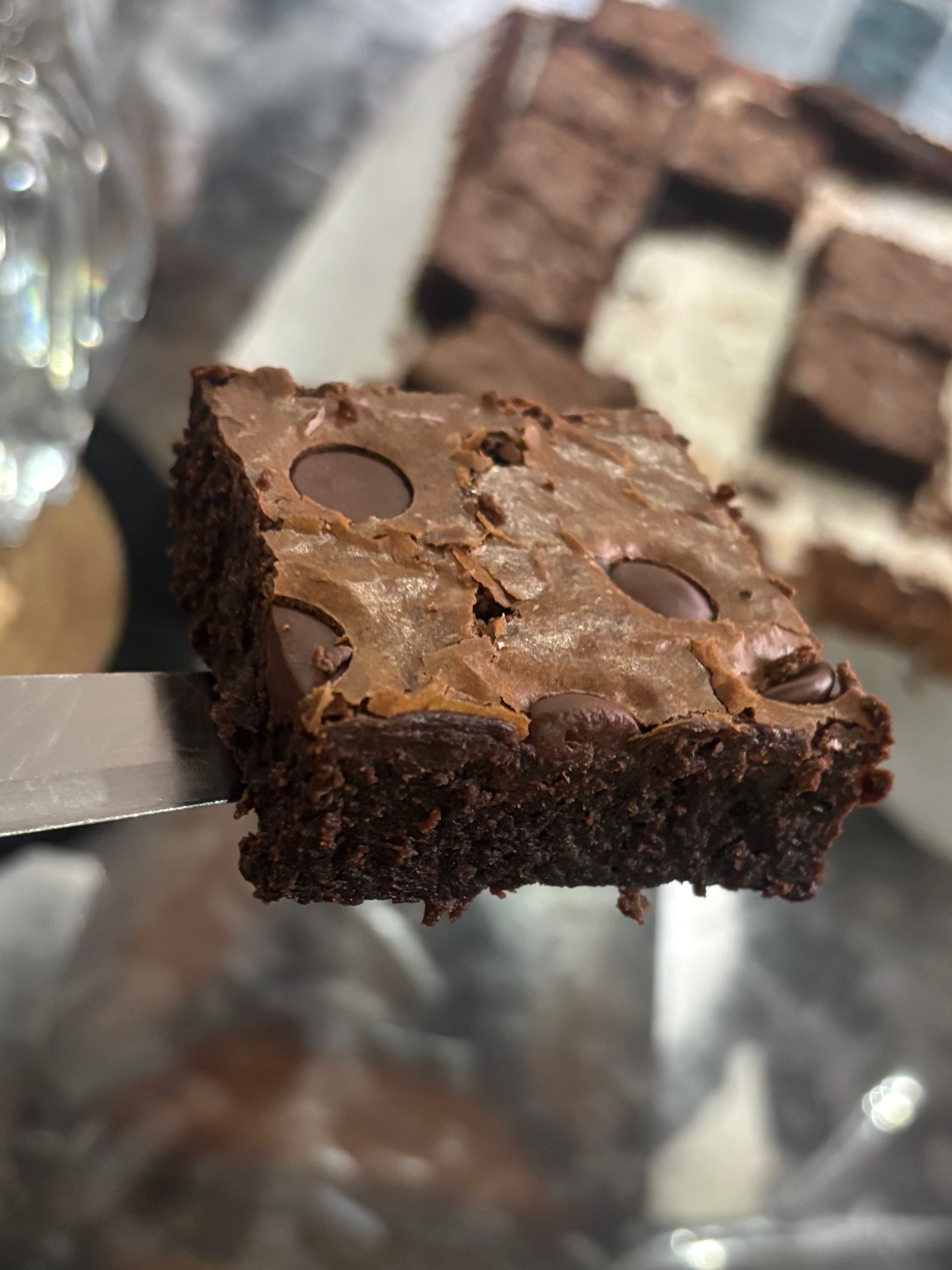 Classic chocolate brownie